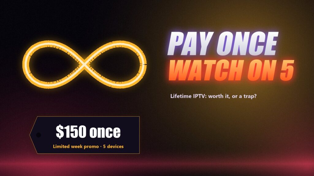 Lifetime IPTV subscription worth it